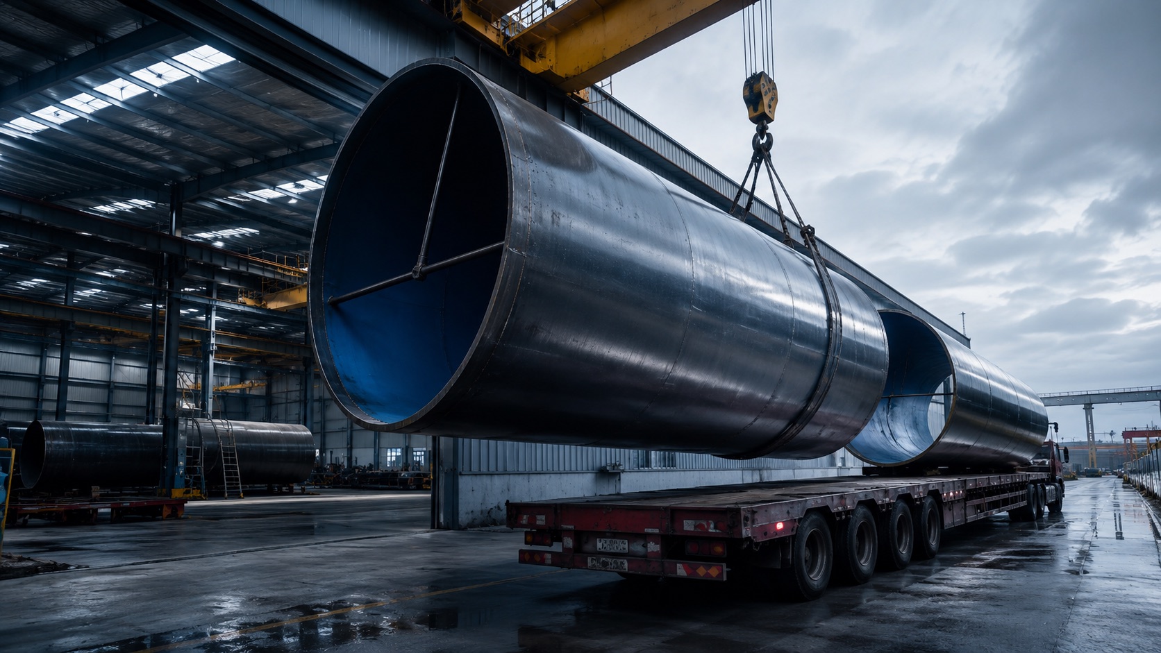 Large-Diameter Steel Pipe Transmission